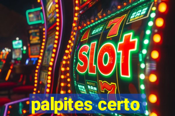 palpites certo